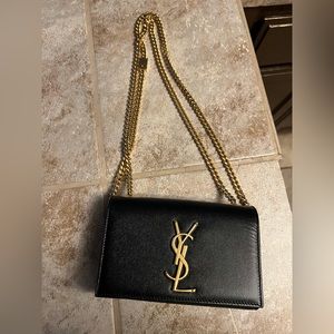 Saint Laurent Kate Small Black Crossbody